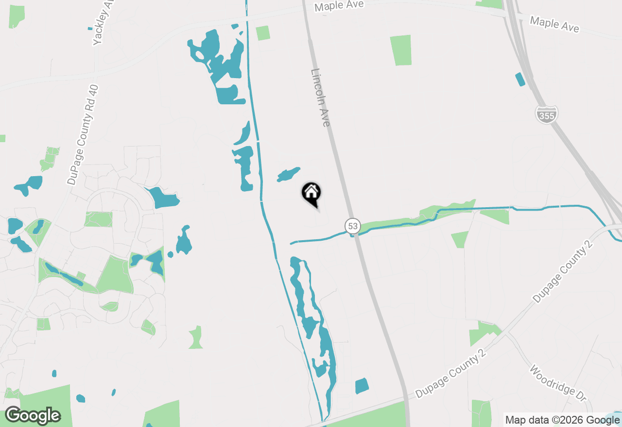 Map of 6226 Links Drive #02001, Woodridge, IL 60517