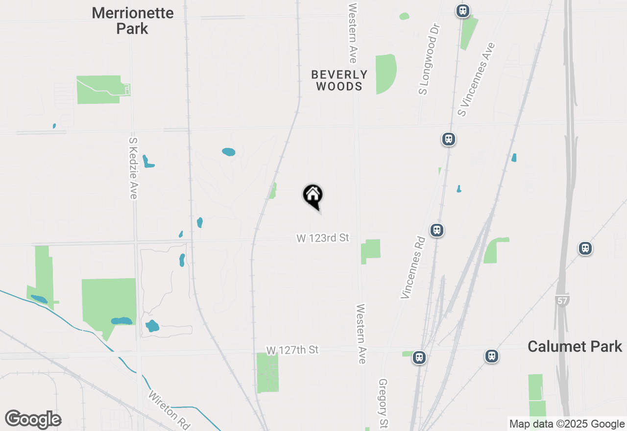 Map of 12210 S Ann Street, Blue Island, IL 60406