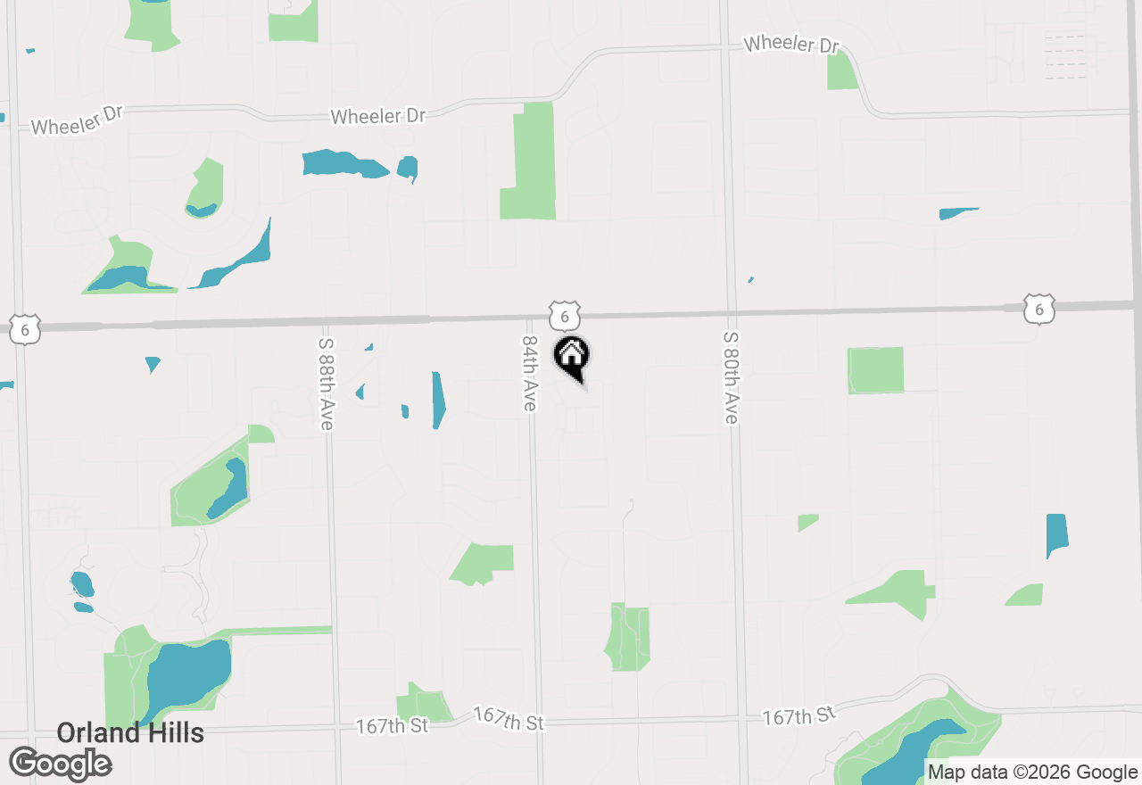 Map of 8316 Ashley Lane #1272, Tinley Park, IL 60477