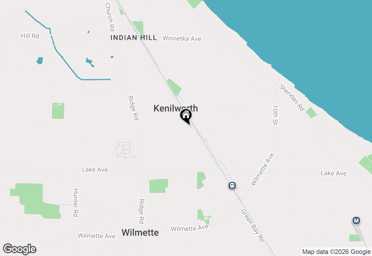 Map of 1216 16th Street, Wilmette, IL 60091