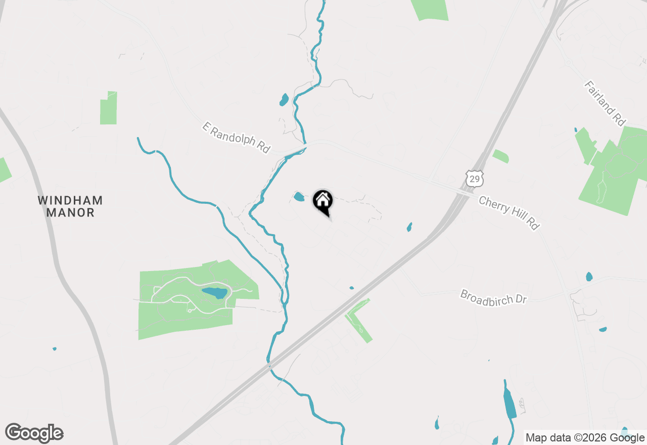 Map of 12413 Olivewood Place, Silver Spring, MD 20904