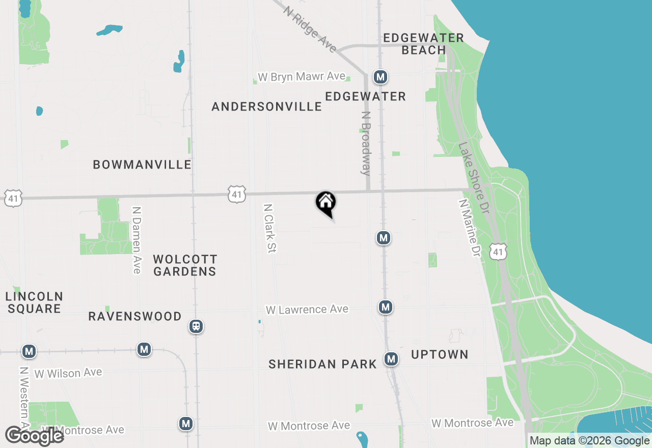 Map of 1329 W Carmen Avenue #2, Chicago, IL 60640
