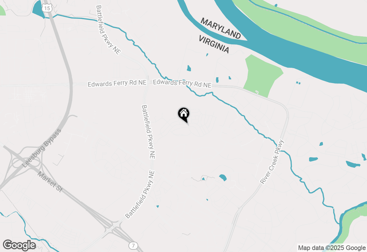 Map of 43000 Fridays Run Lane, Leesburg, VA 20176