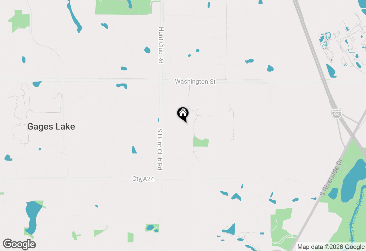 Map of 256 Hill N Dale Court, Gurnee, IL 60031