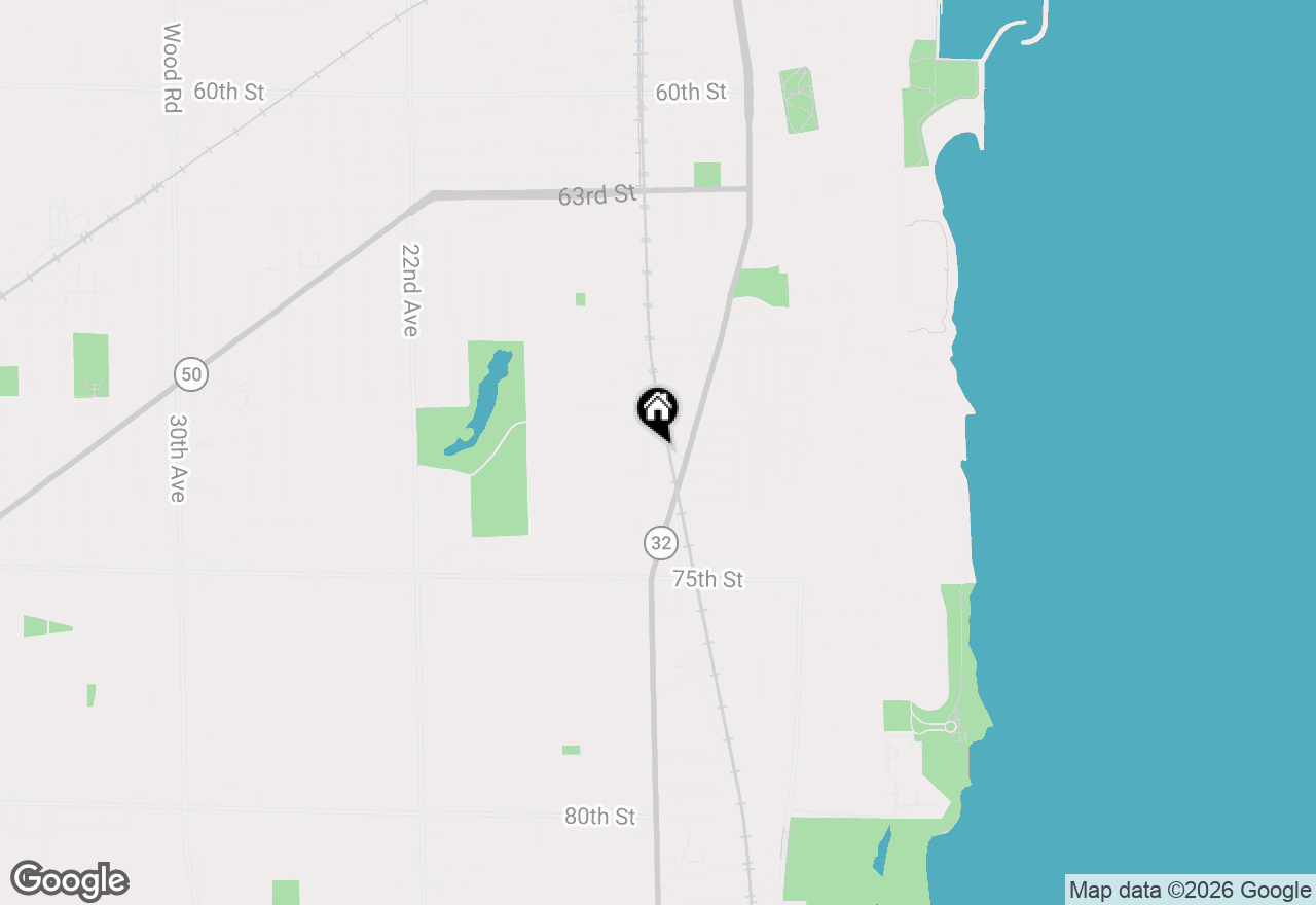 Map of 6929 13th Ave #2, Kenosha, WI 53143