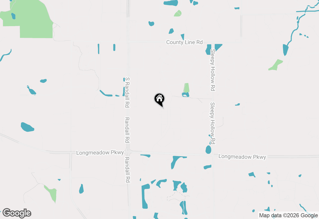 Map of 1195 Glenmont Street, Algonquin, IL 60102