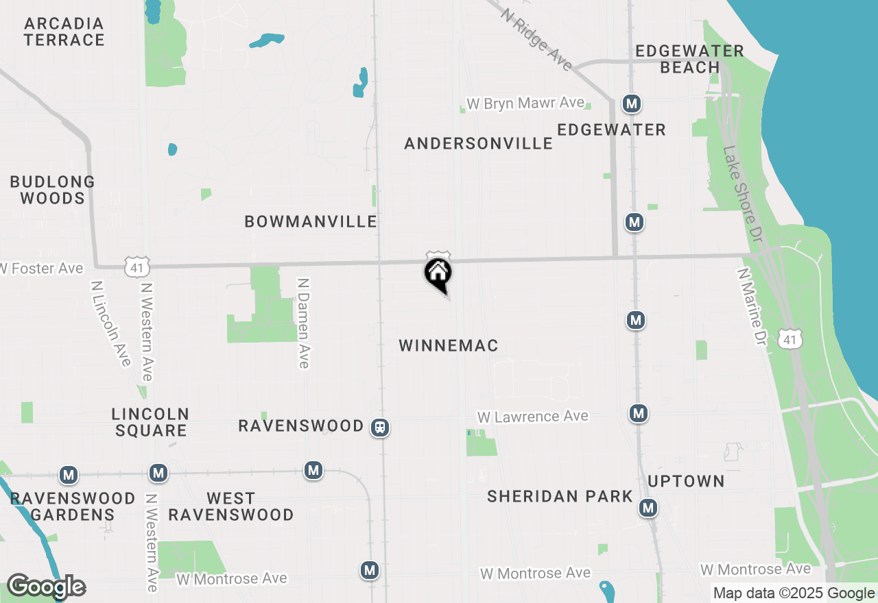 Map of 1637 W Carmen Avenue #2, Chicago, IL 60640