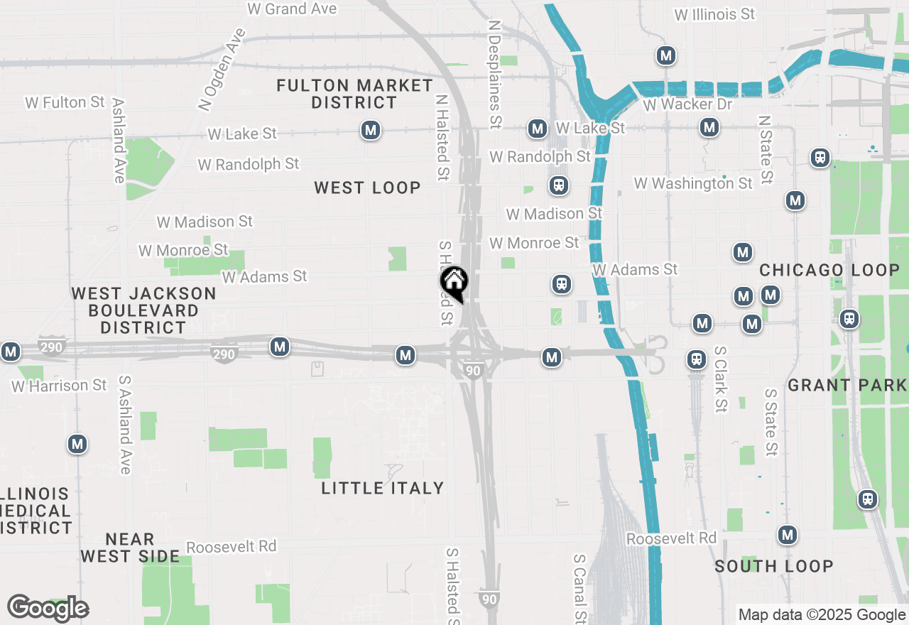 Map of 770 W Gladys Avenue #201, Chicago, IL 60661