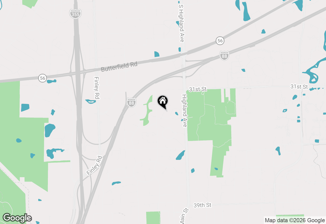 Map of 1159 Mistwood Lane #D, Downers Grove, IL 60515