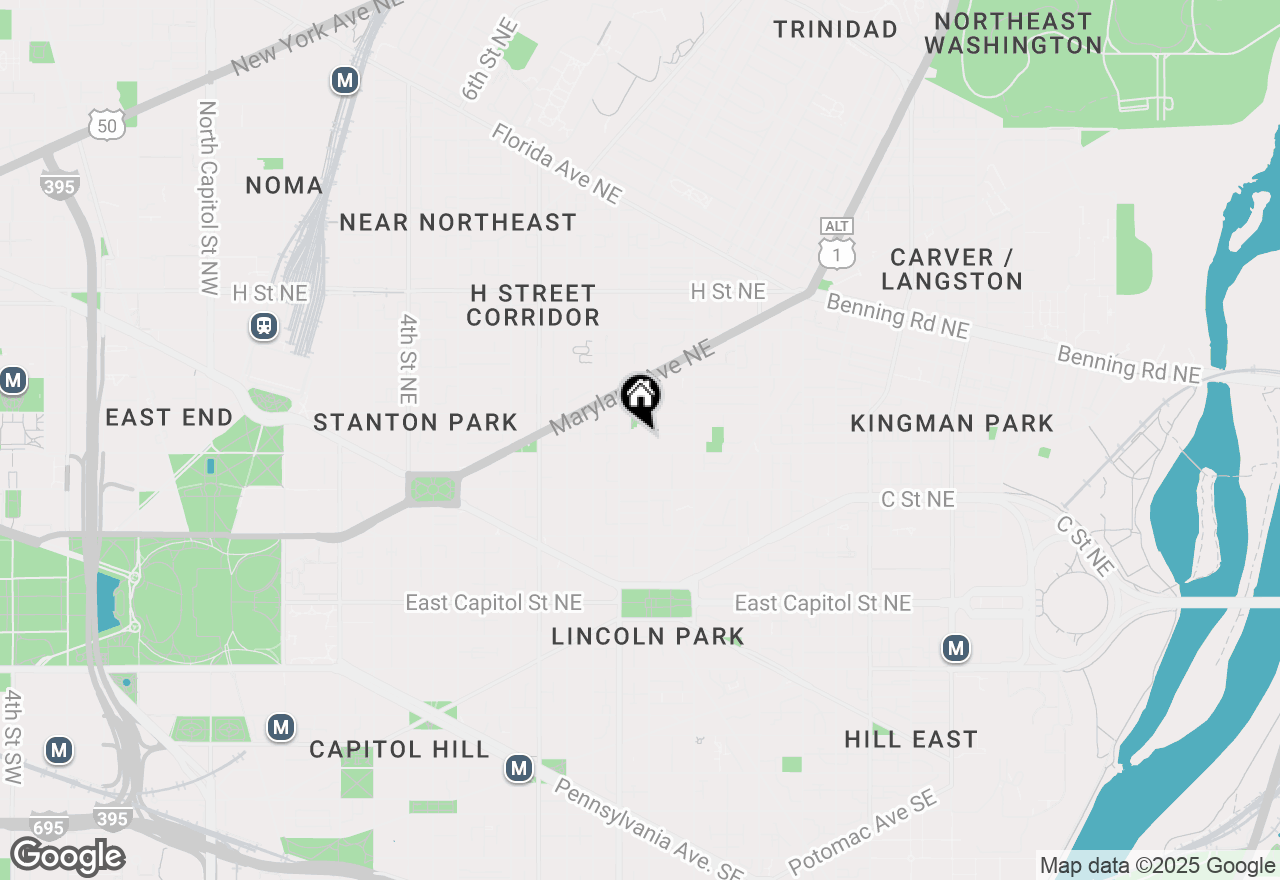 Map of 440 12th Street Ne #301, Washington, DC 20002