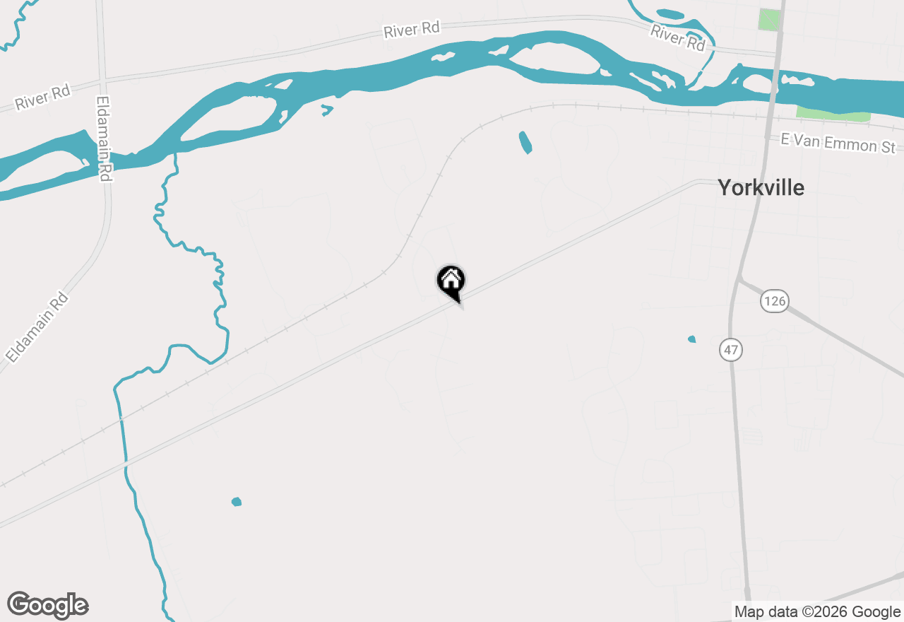 Map of 3 Poplar Road, Yorkville, IL 60560