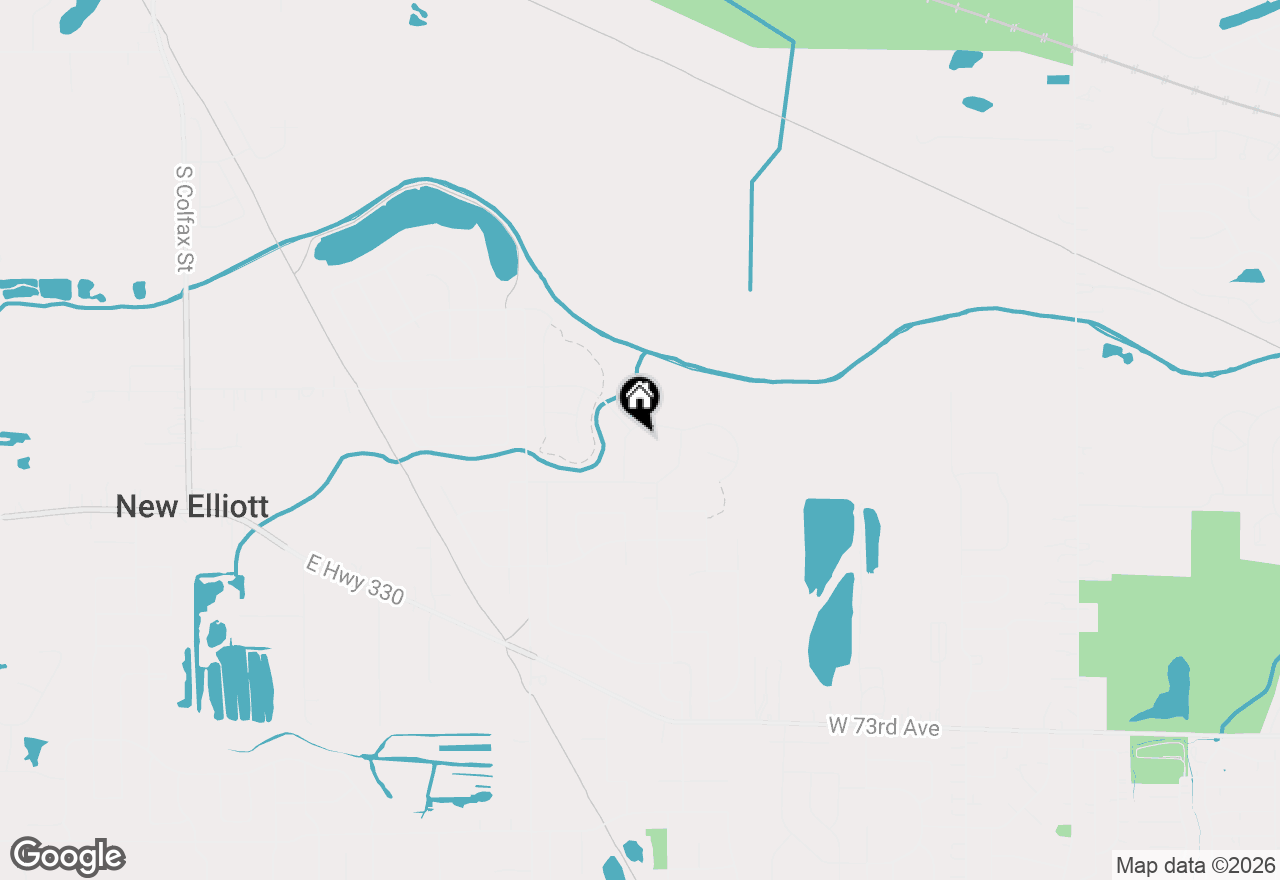 Map of 5103 Red Rock Lane, Schererville, IN 46375