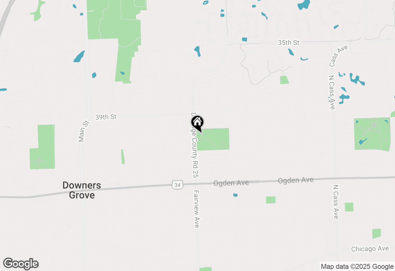Map of 3963 Fairview Avenue, Downers Grove, IL 60515