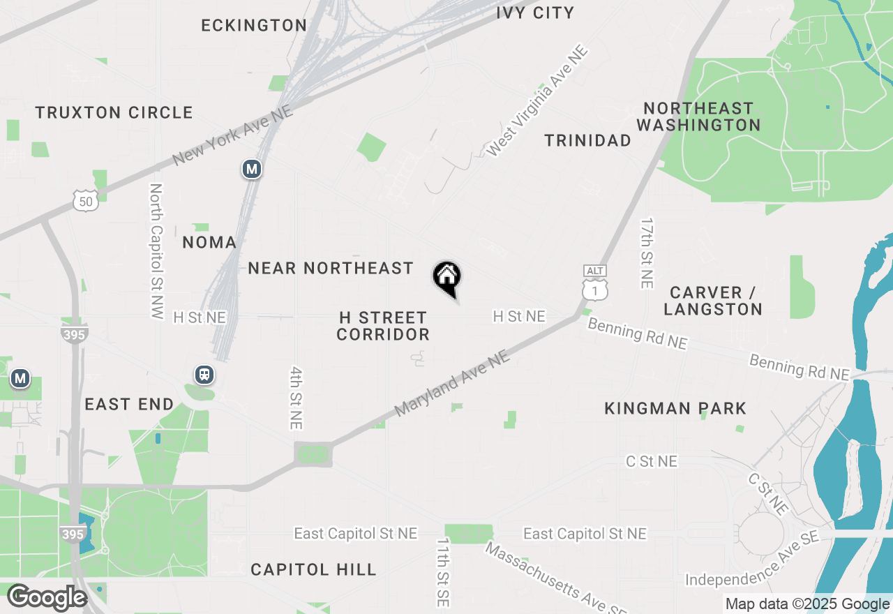 Map of 815 11th Street Ne, Washington, DC 20002