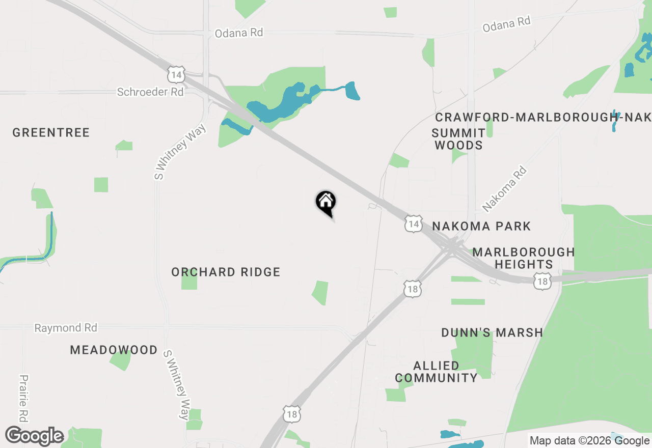 Map of 4934 Paul Avenue, Madison, WI 53711