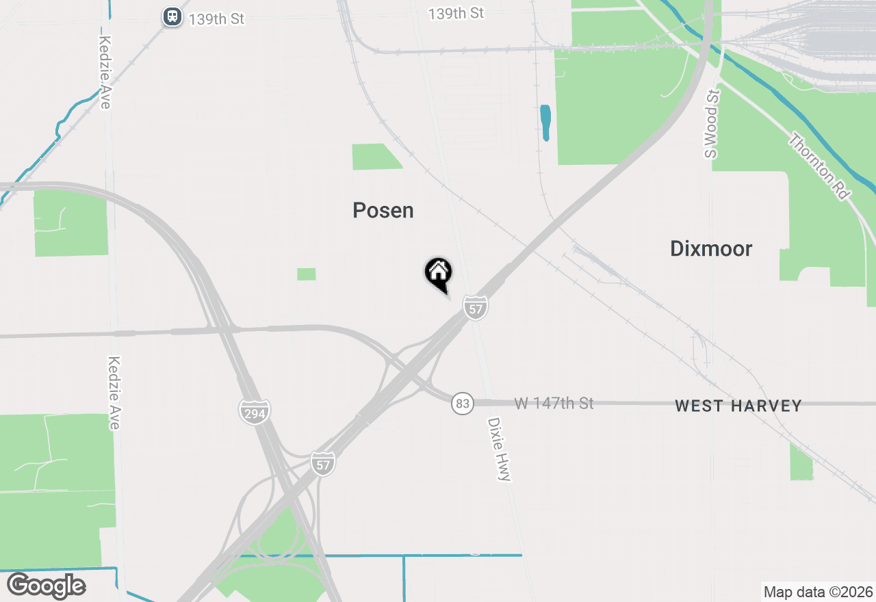 Map of 14620 S Short Street, Posen, IL 60469
