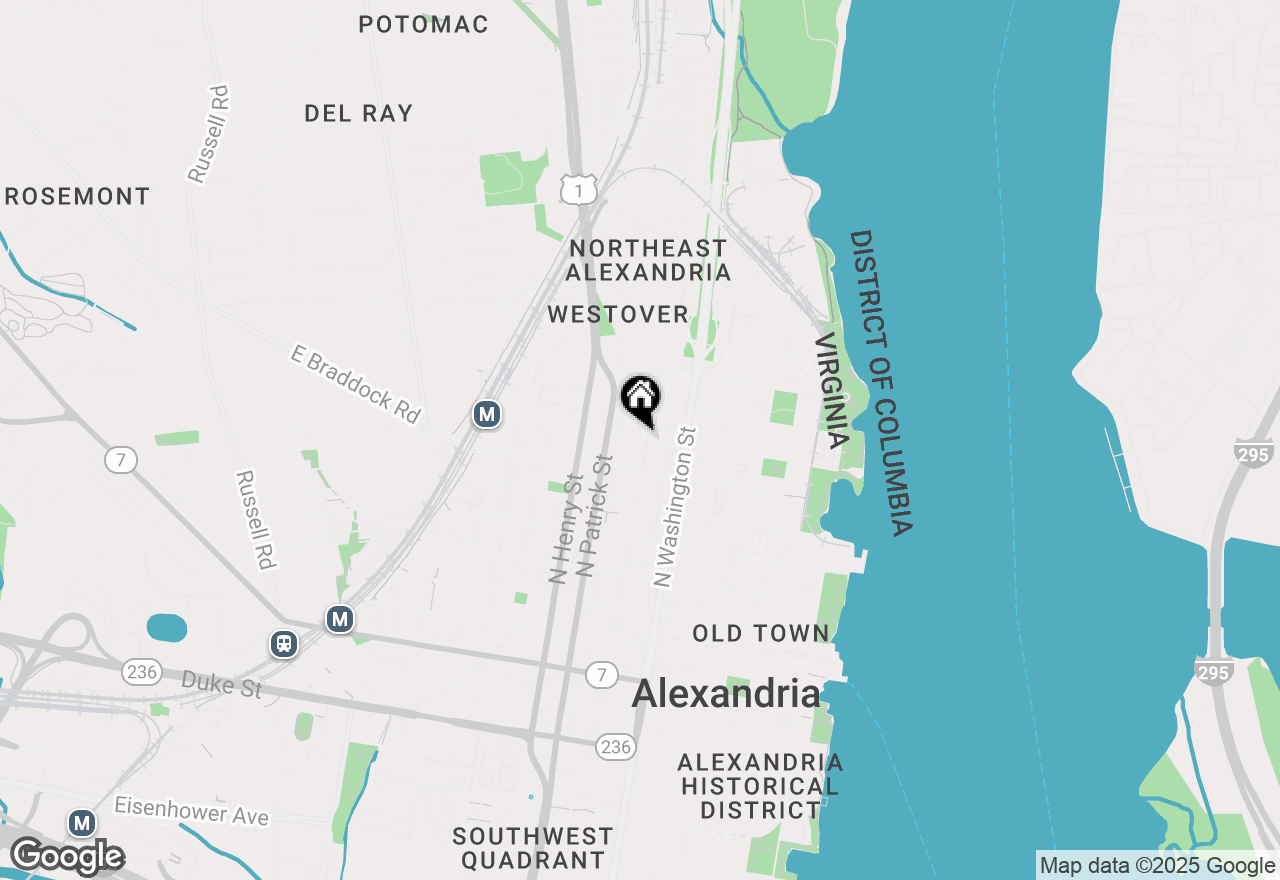 Map of 828 Madison Street, Alexandria, VA 22314