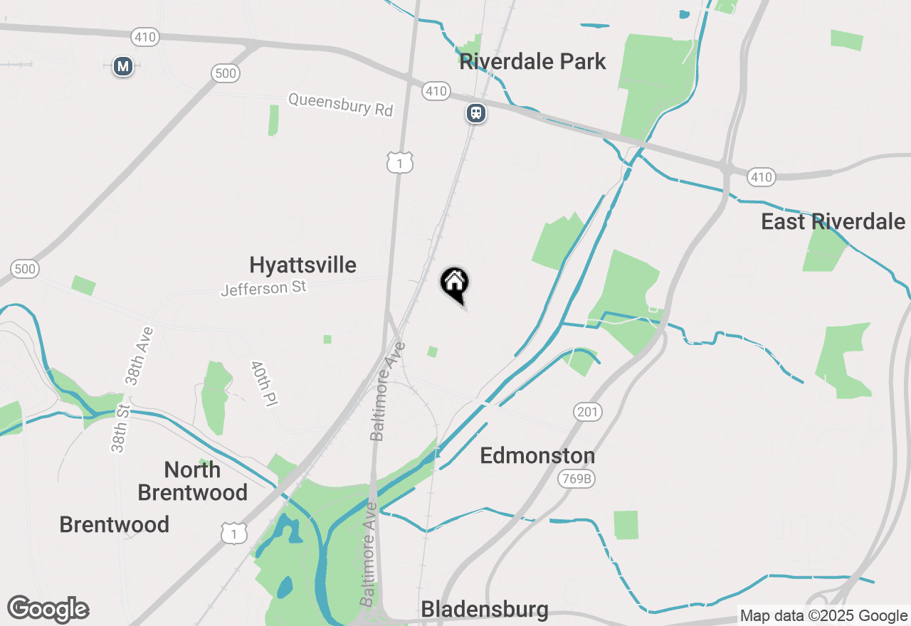 Map of 4702 Hamilton Street, Hyattsville, MD 20781