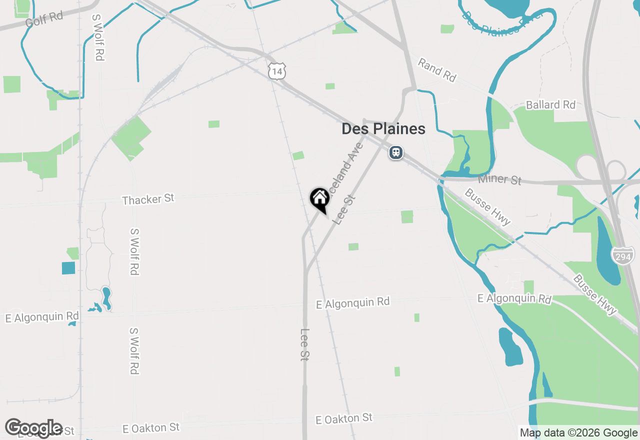 Map of 915 Graceland Avenue #2C, Des Plaines, IL 60016