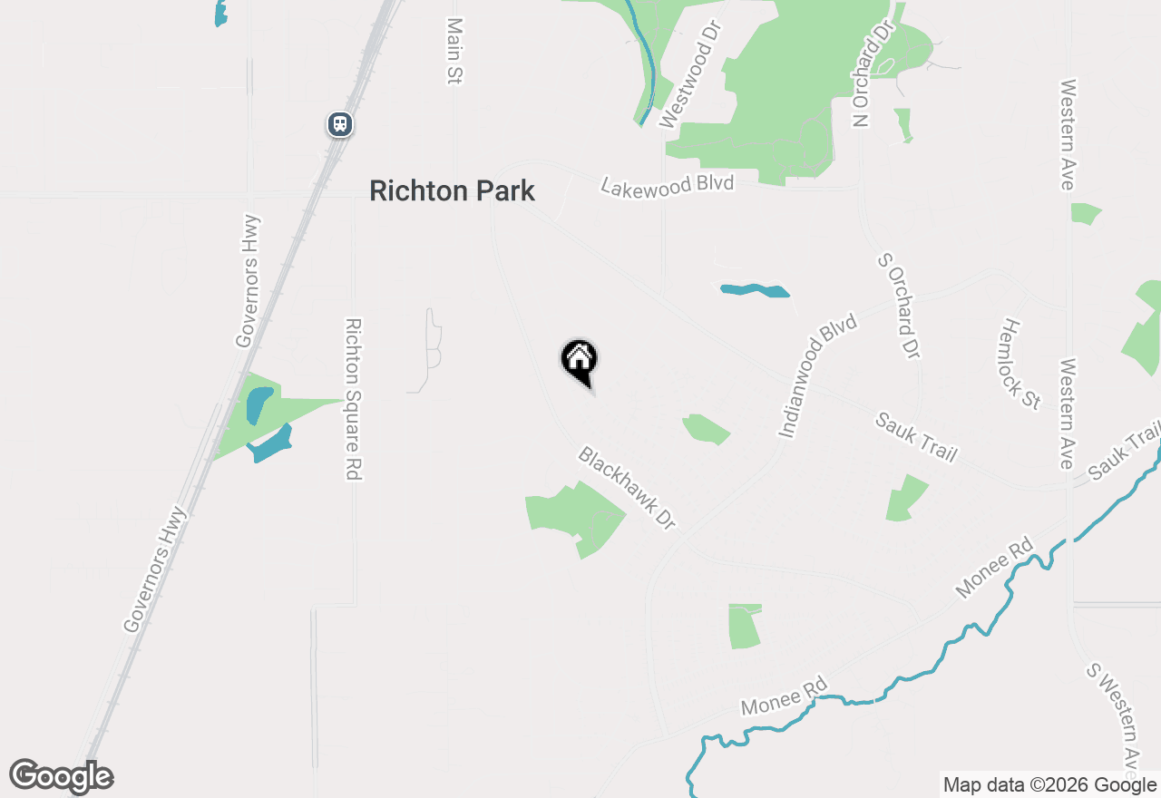 Map of 300 Miami Street, Park Forest, IL 60466