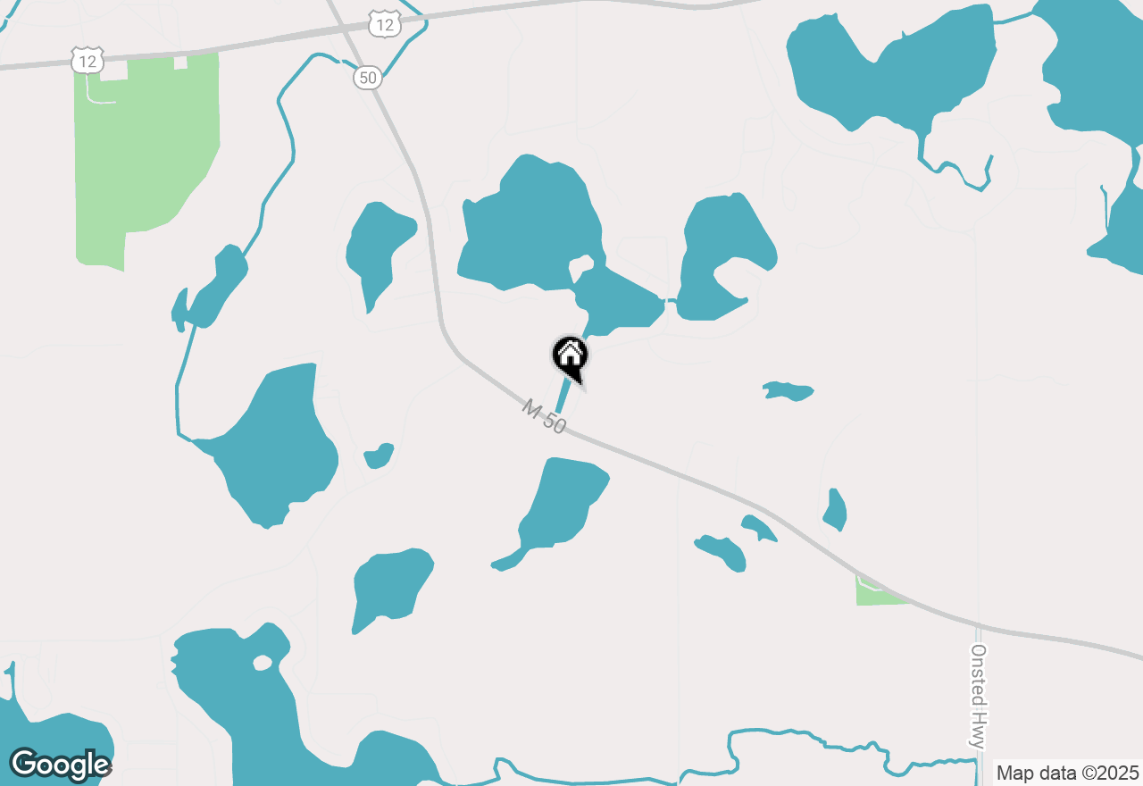 Map of 182 Twin Lake Drive, Onsted, MI 49265