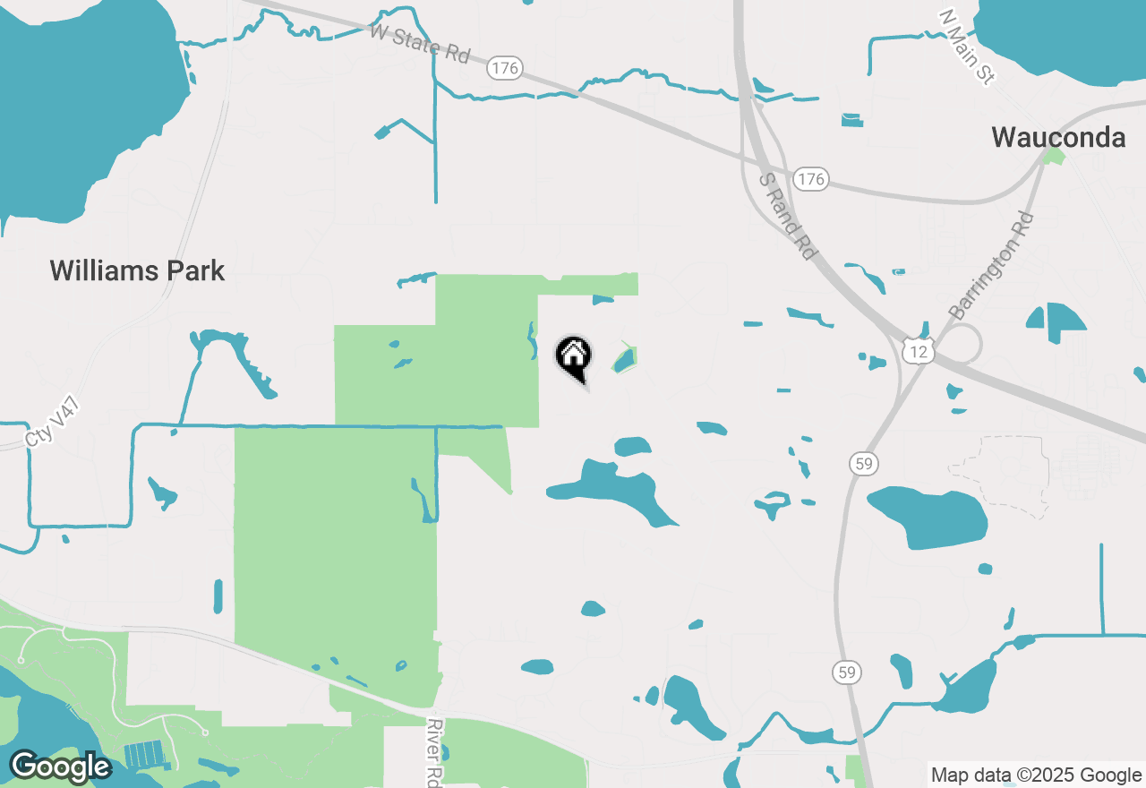 Map of 738 Saddlewood Drive, Wauconda, IL 60084