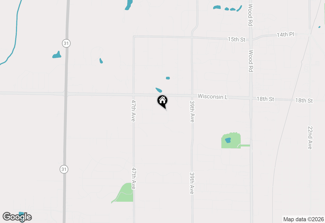 Map of 4330 20th St, Kenosha, WI 53144