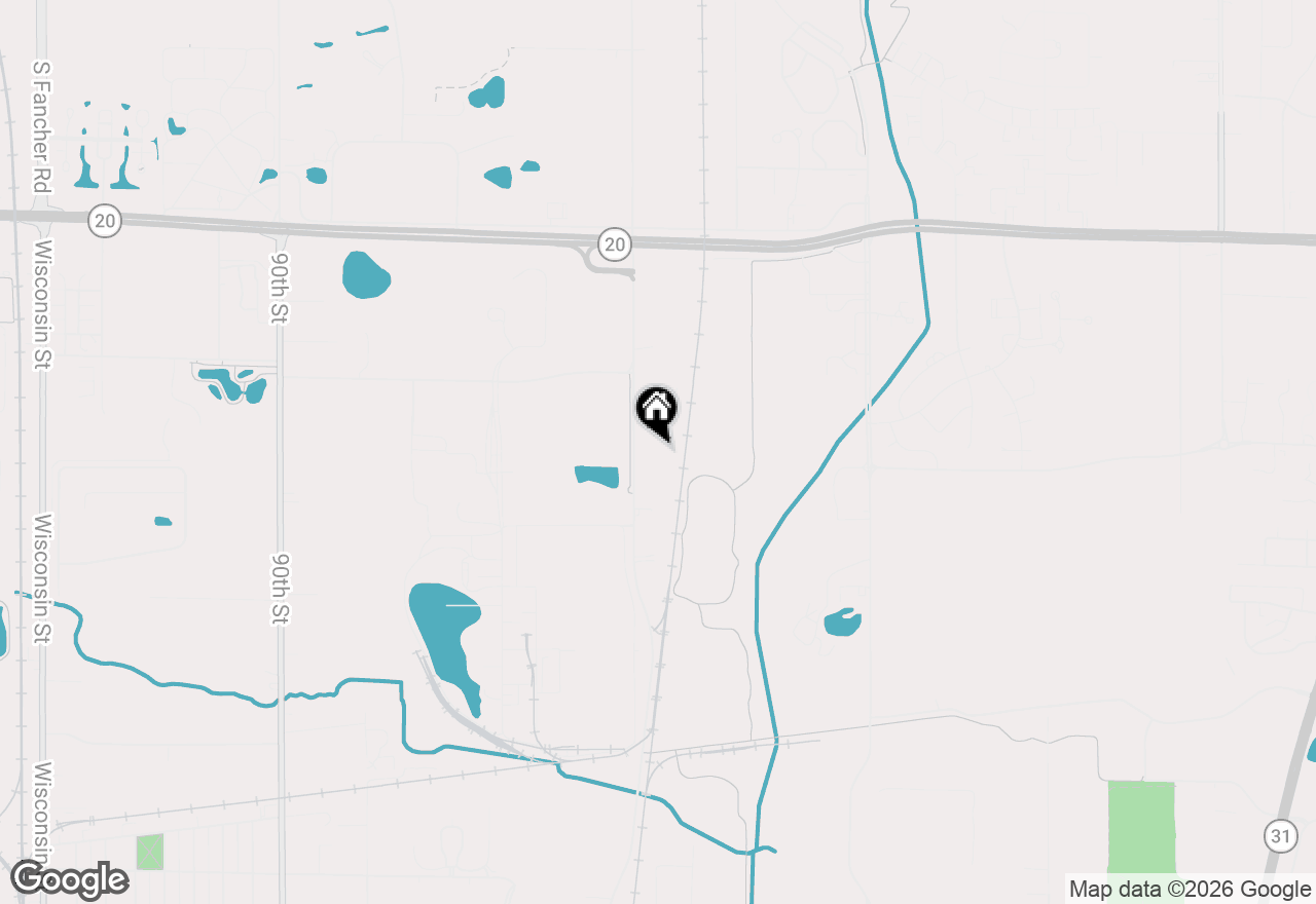 Map of 1735 Willow Rd, Mount Pleasant, WI 53177