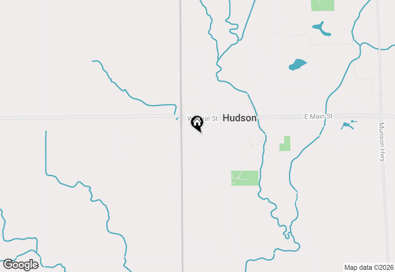 Map of 212 Grove Street, Hudson, MI 49247