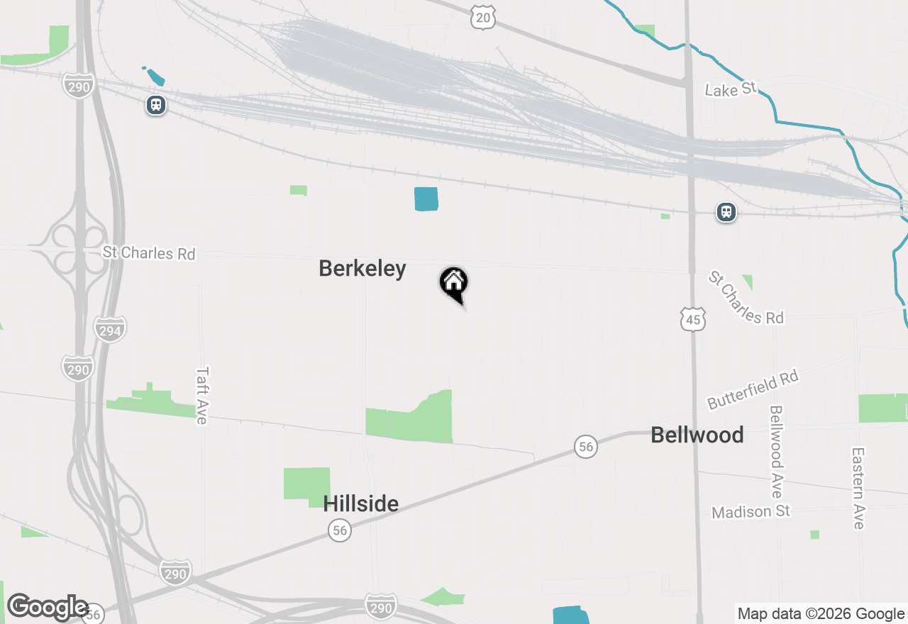 Map of 1463 Speechley Boulevard, Berkeley, IL 60163