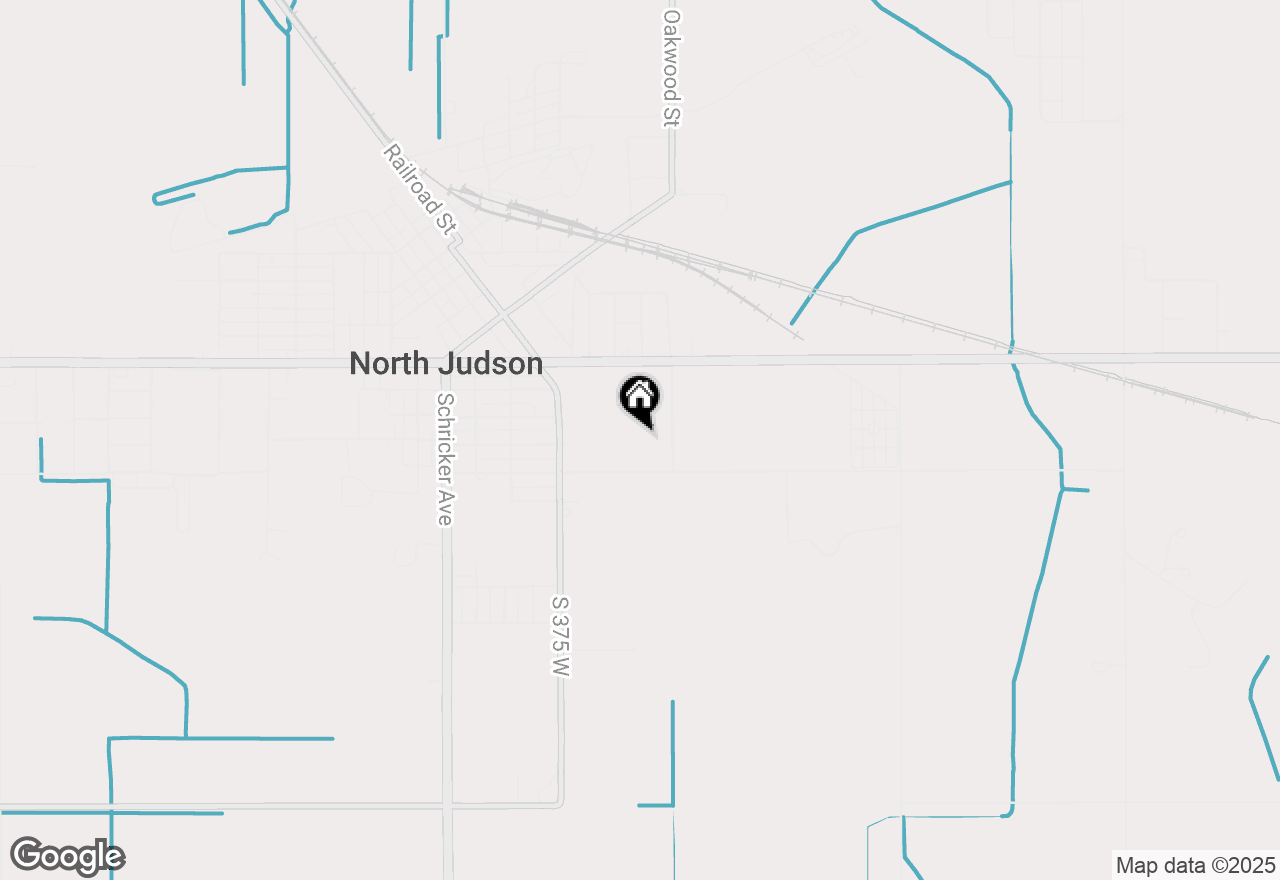 Map of 6175 S Oakwood Street, North Judson, IN 46366