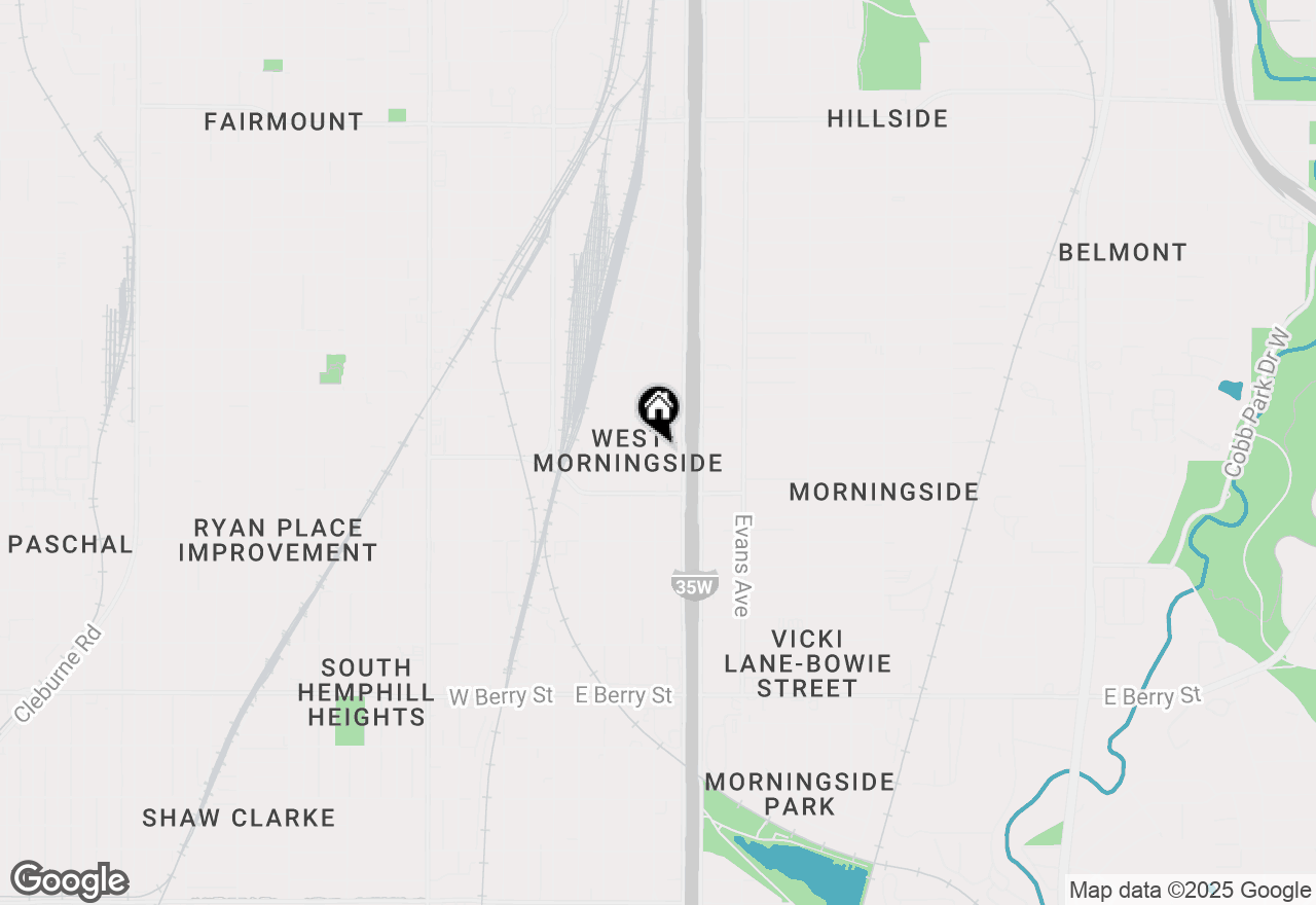 Map of 600 E Robert Street, Fort Worth, TX 76104