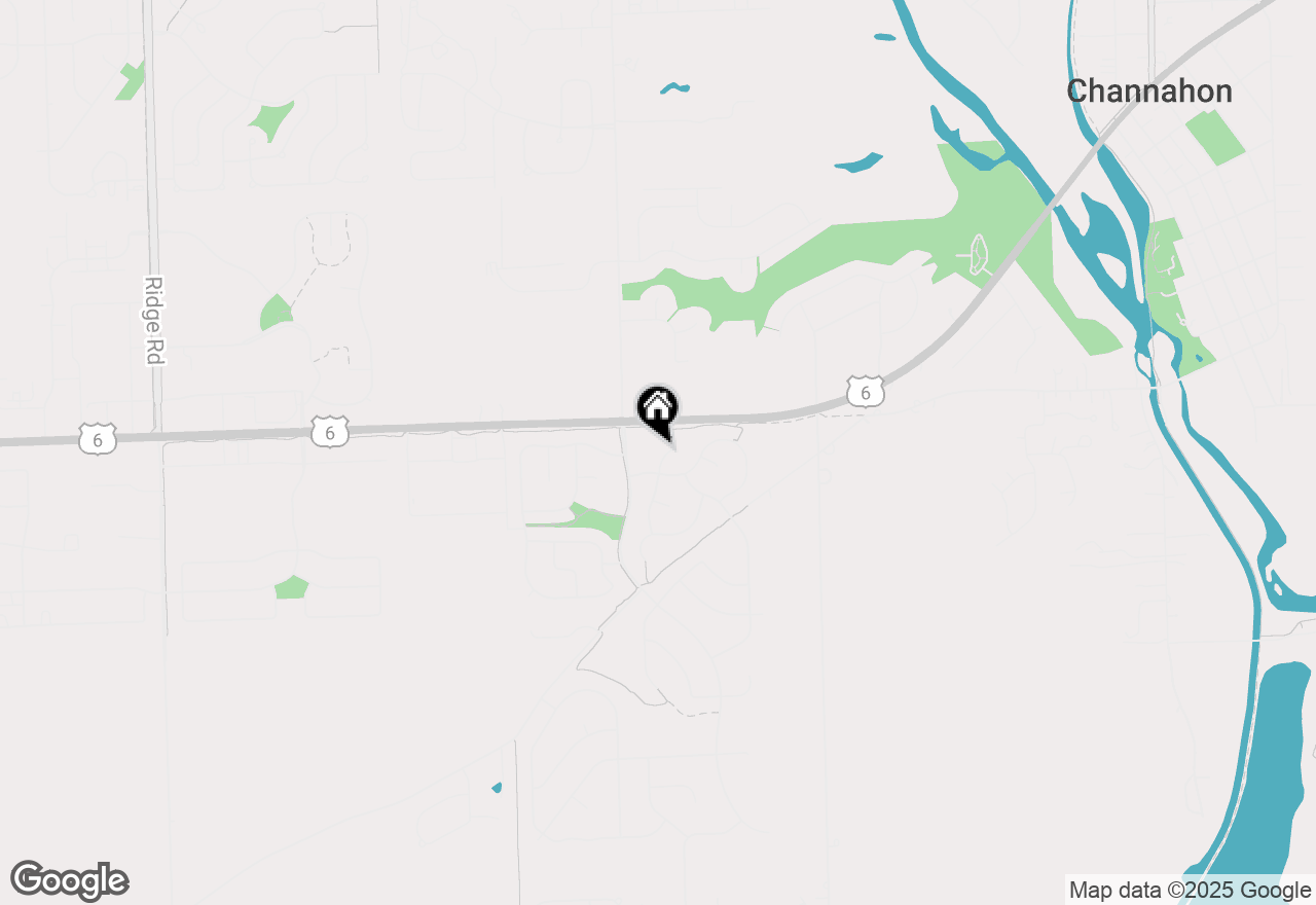 Map of 25638 S Fieldstone Court, Channahon, IL 60410