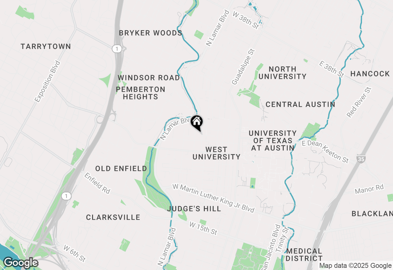 Map of 2505 San Gabriel St #408, Austin, TX 78705