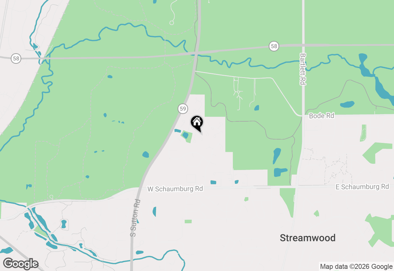 Map of 500 Ascot Lane, Streamwood, IL 60107