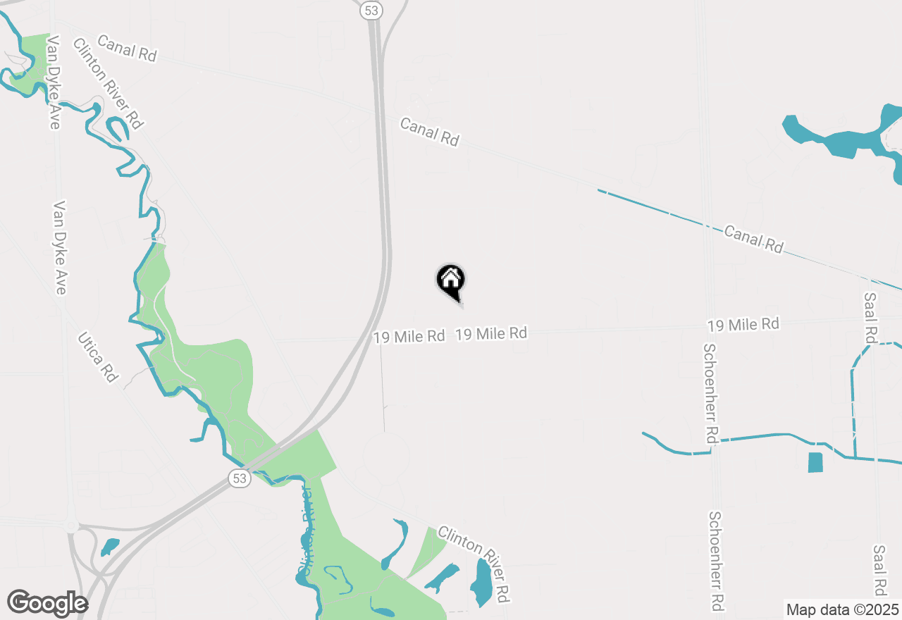 Map of 11929 Chattman Drive, Sterling Heights, MI 48313