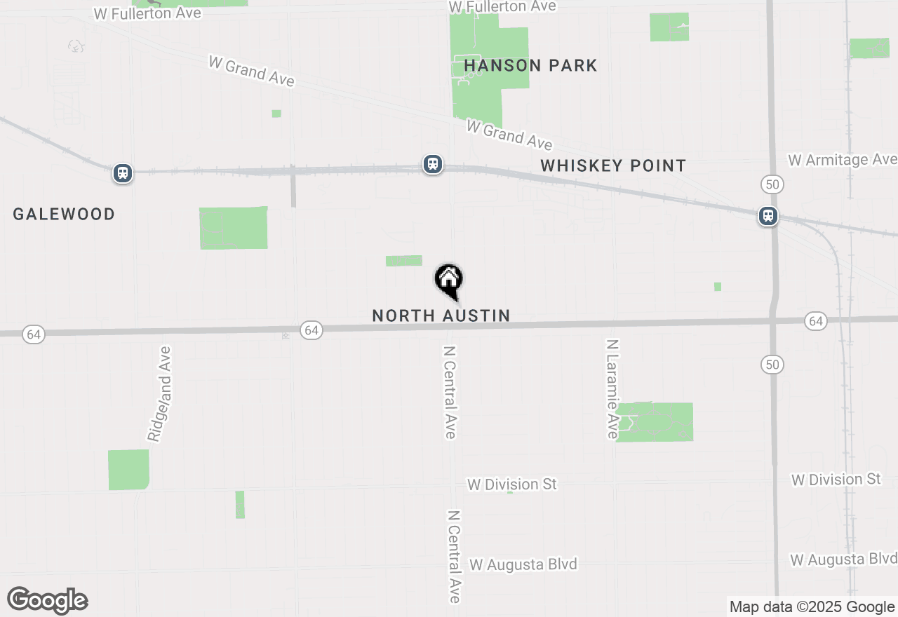 Map of 1624 N Central Park Avenue, Chicago, IL 60647