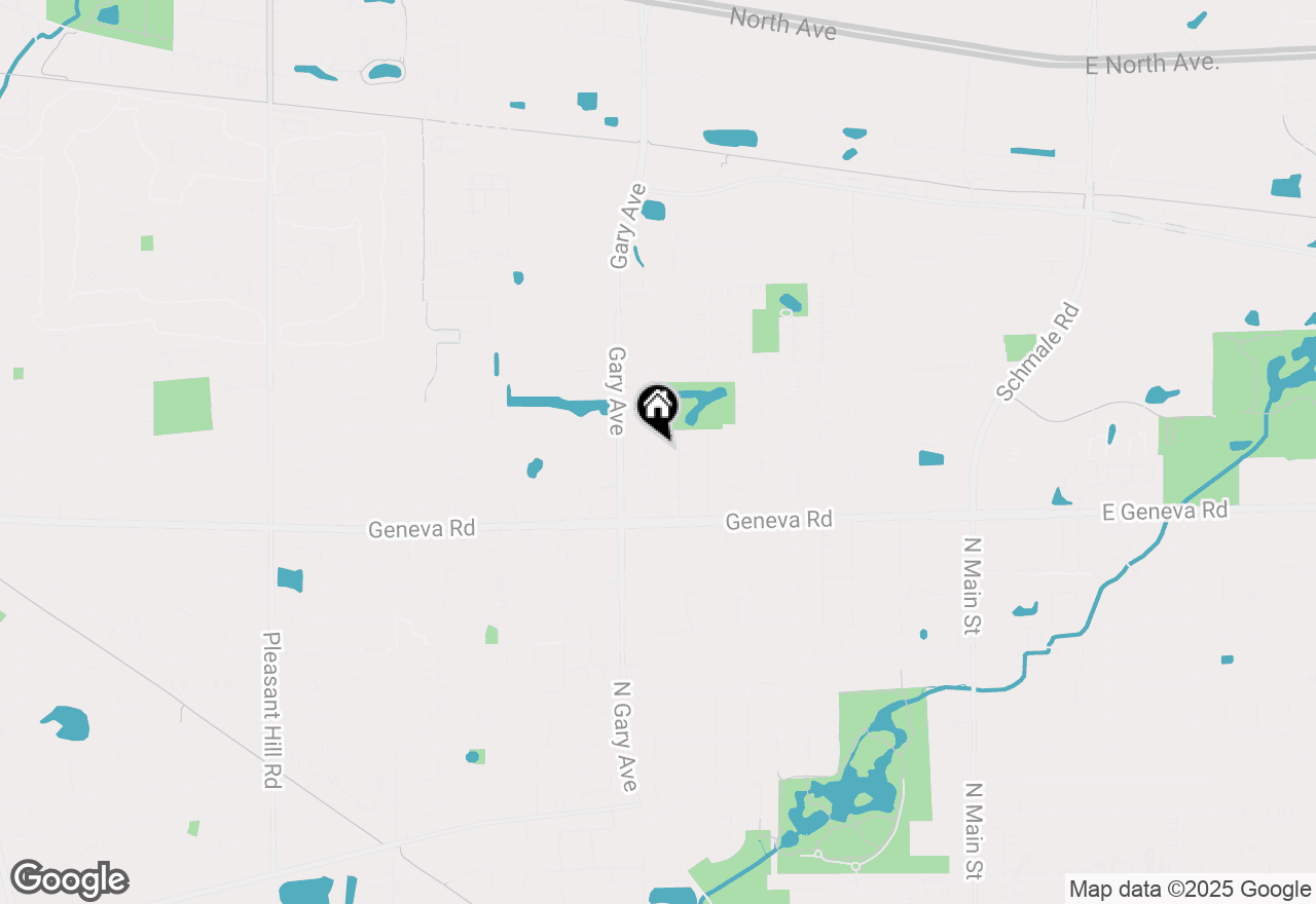 Map of 1N125 Fanchon Street, Carol Stream, IL 60188