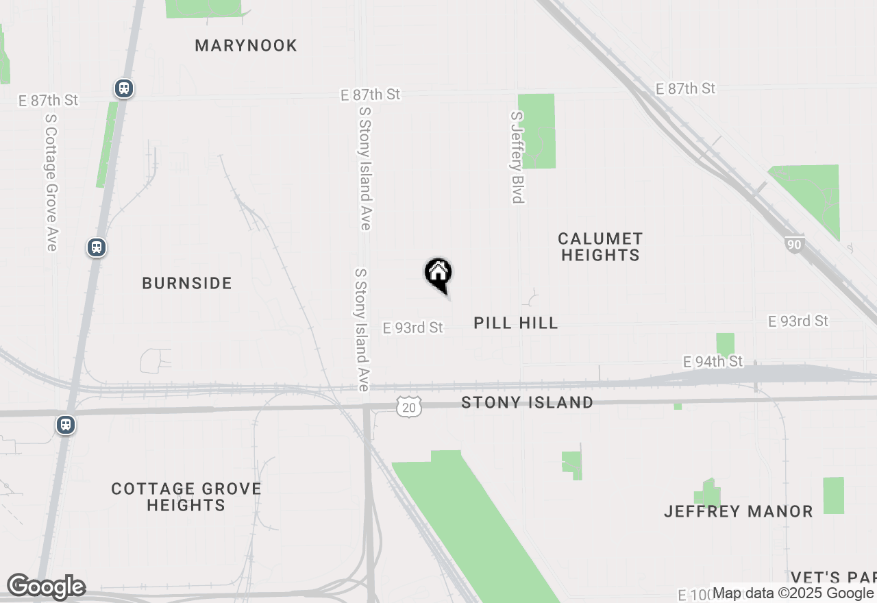 Map of 9222 S Cregier Avenue, Chicago, IL 60617