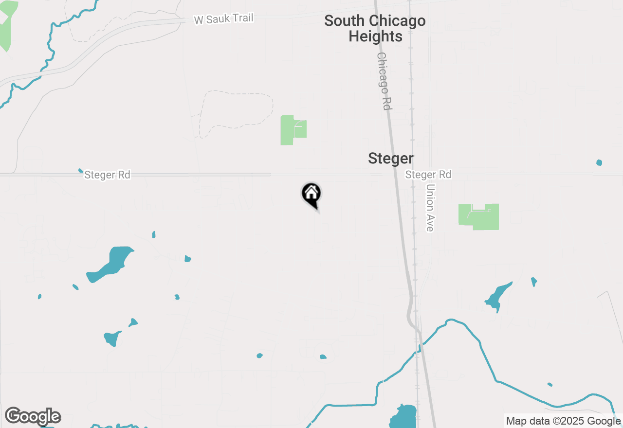 Map of 3515 Morgan Street, Steger, IL 60475