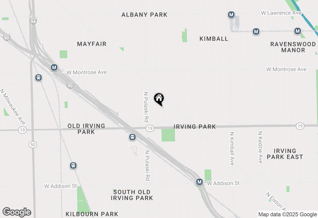 Map of 4118 N Springfield Avenue, Chicago, IL 60618