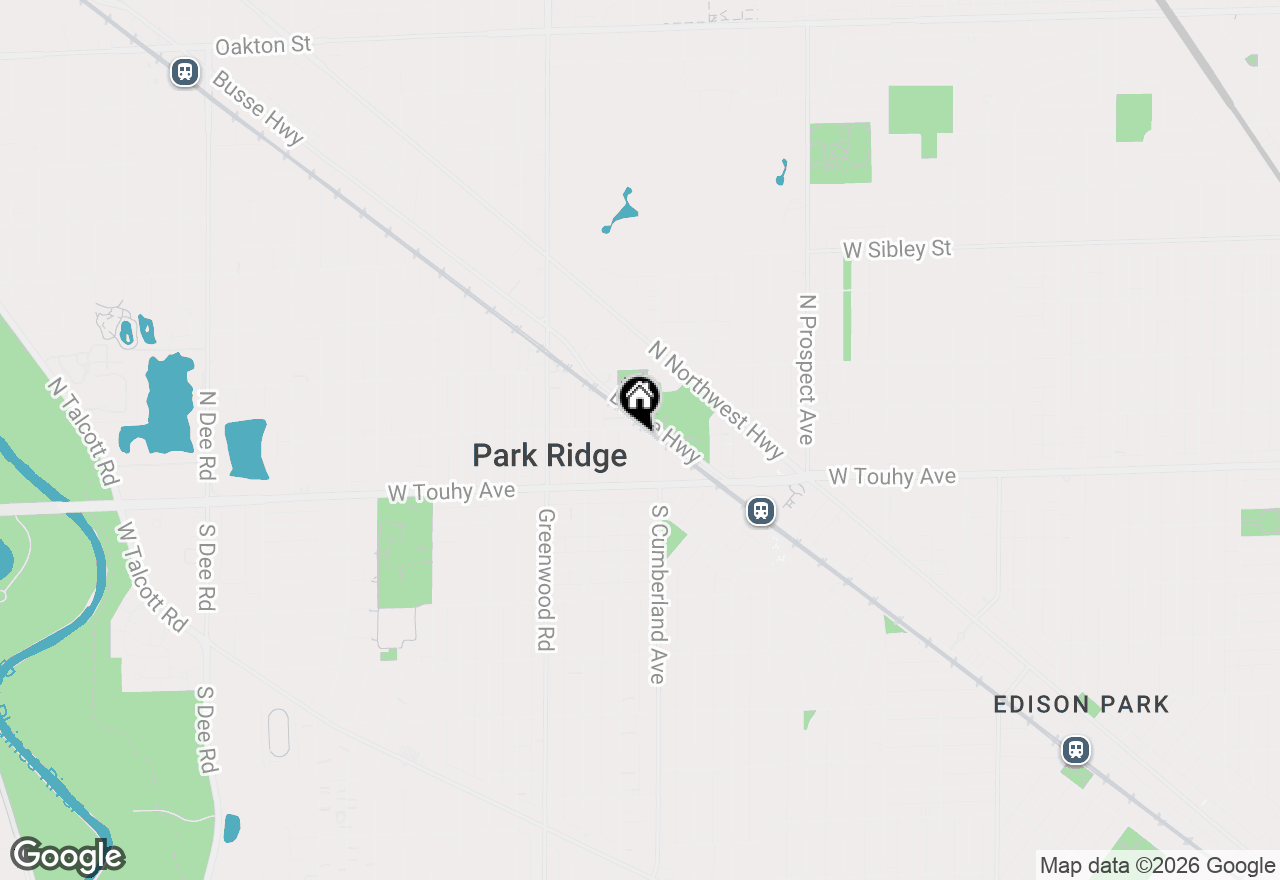 Map of 115 N Clifton Avenue #101, Park Ridge, IL 60068
