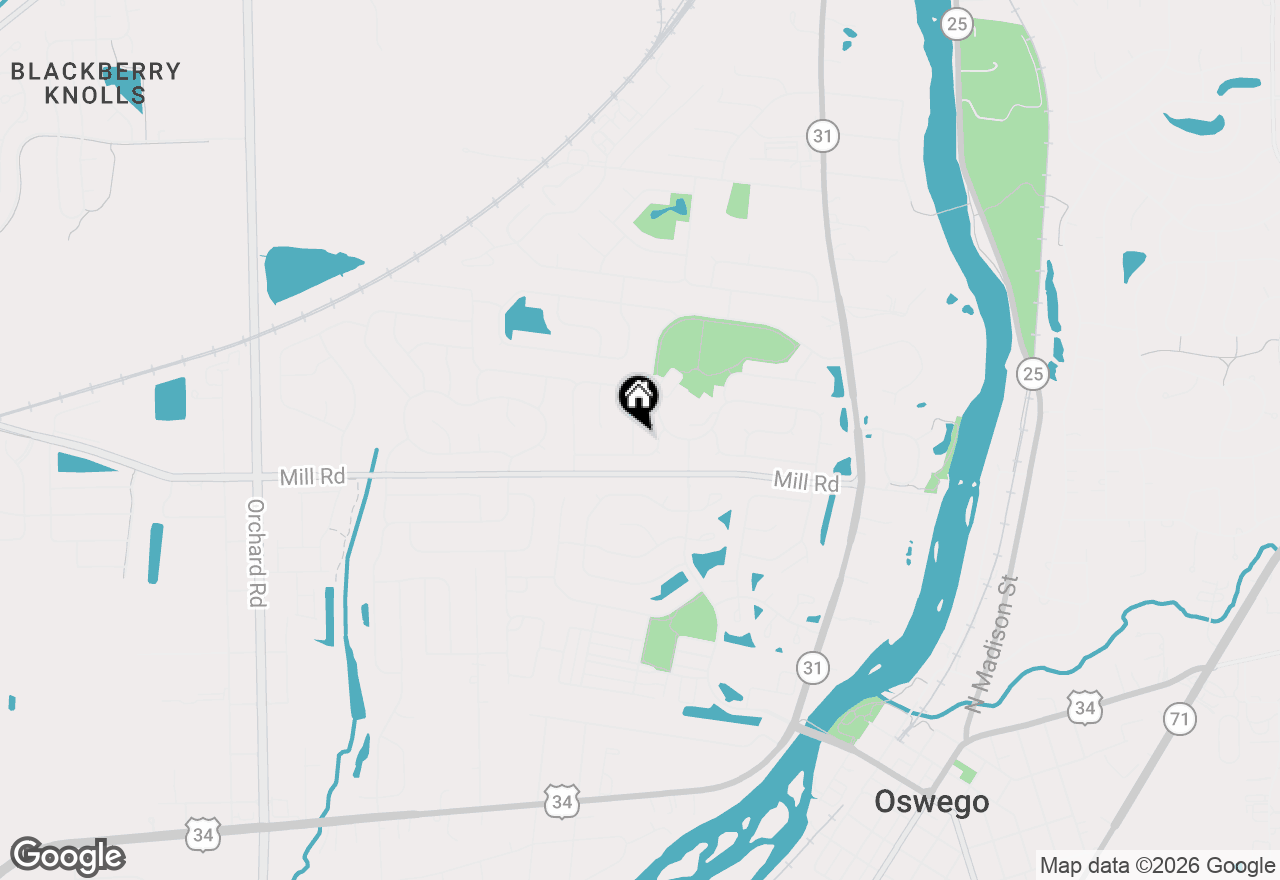 Map of 404 Beaver Court, Oswego, IL 60543