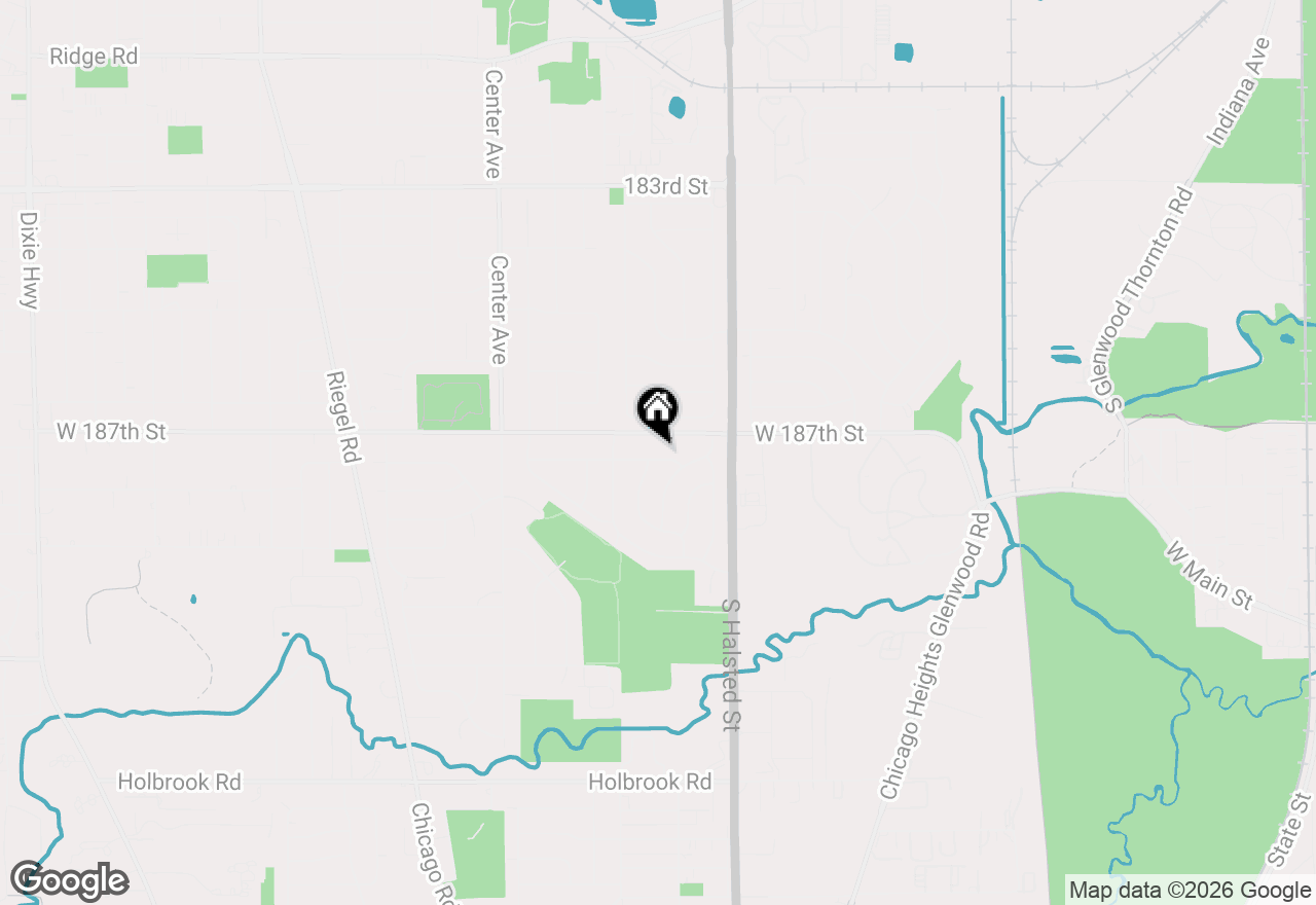 Map of 914 Coach Road, Homewood, IL 60430