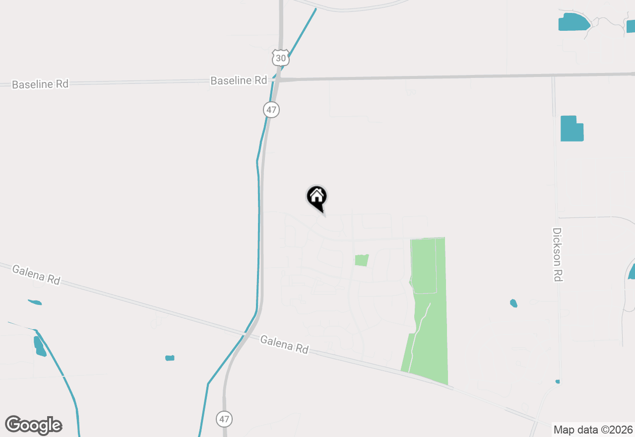 Map of 201 Barrett Drive #A, Yorkville, IL 60560