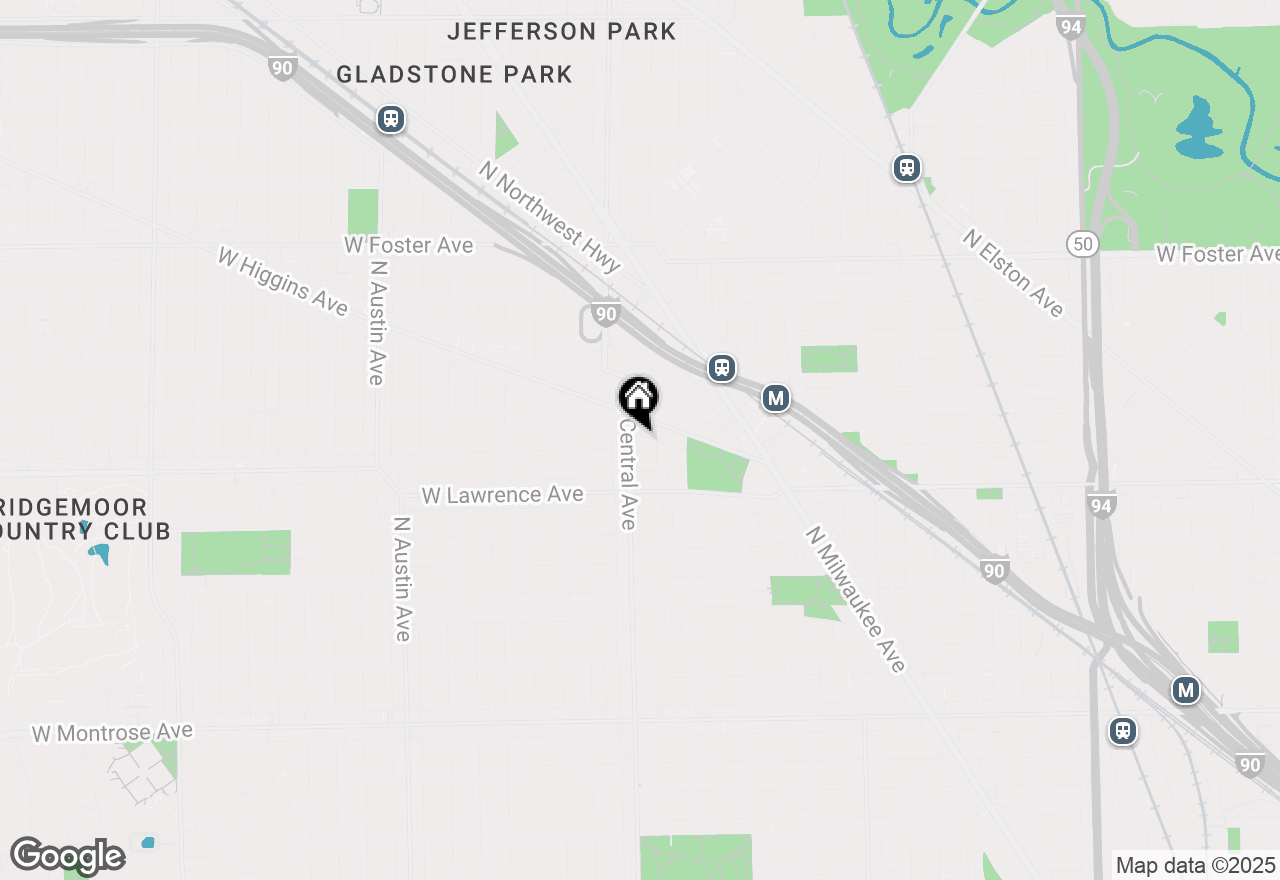 Map of 4853 N Central Avenue #4D, Chicago, IL 60630