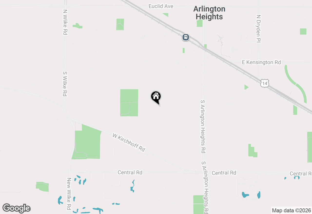 Map of 511 S Walnut Avenue, Arlington Heights, IL 60005