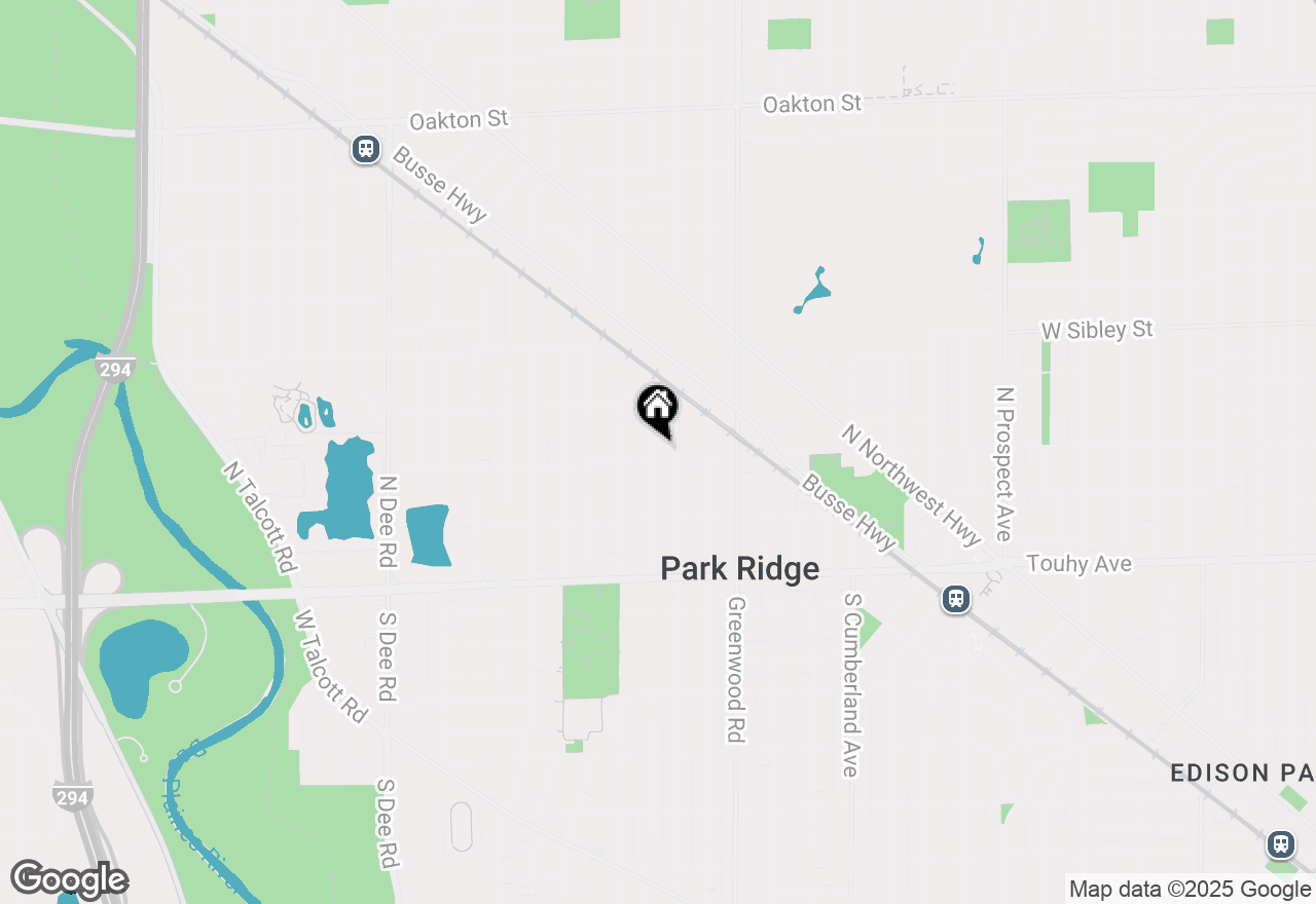 Map of 303 N Knight Avenue, Park Ridge, IL 60068