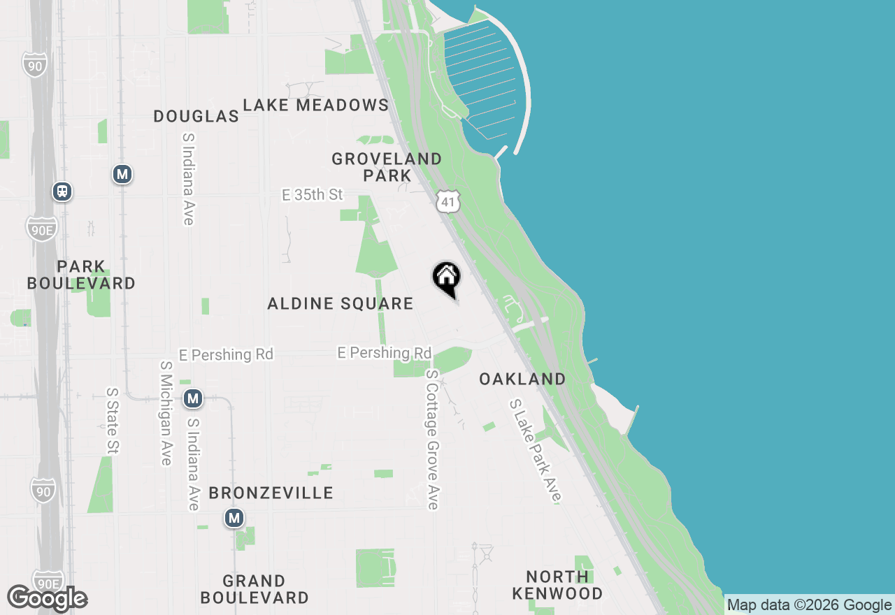 Map of 3817 S Ellis Avenue #101, Chicago, IL 60653