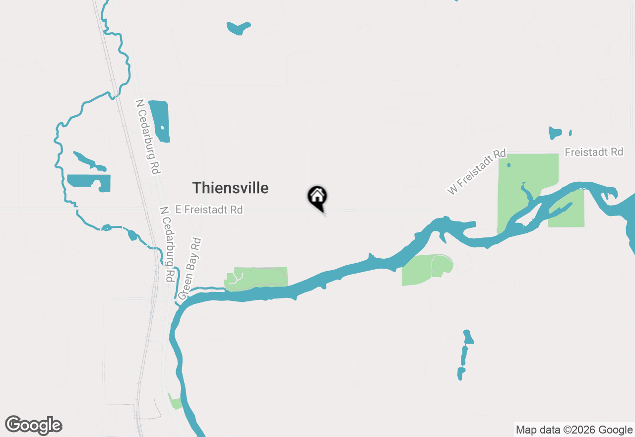 Map of 225 W Alta Loma Cir, Thiensville, WI 53092